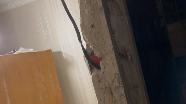 Гипс стена П49 панельный дом СССР качество монтажа