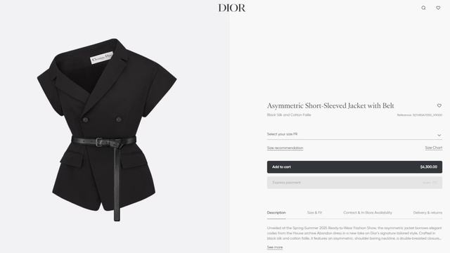 Обзор Asymmetric Short-Sleeved Jacket with Belt часть 1 Одежда и обувь