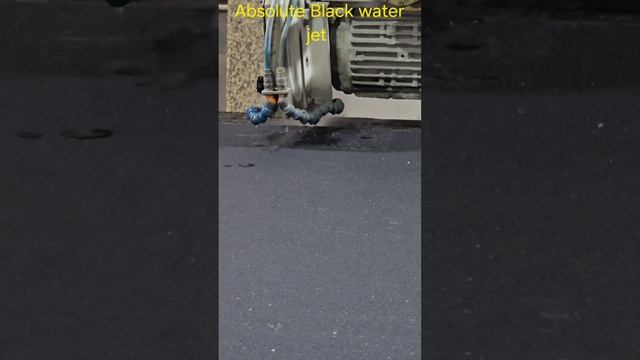 Ego Stone Absolute black water jet на объект горки-2