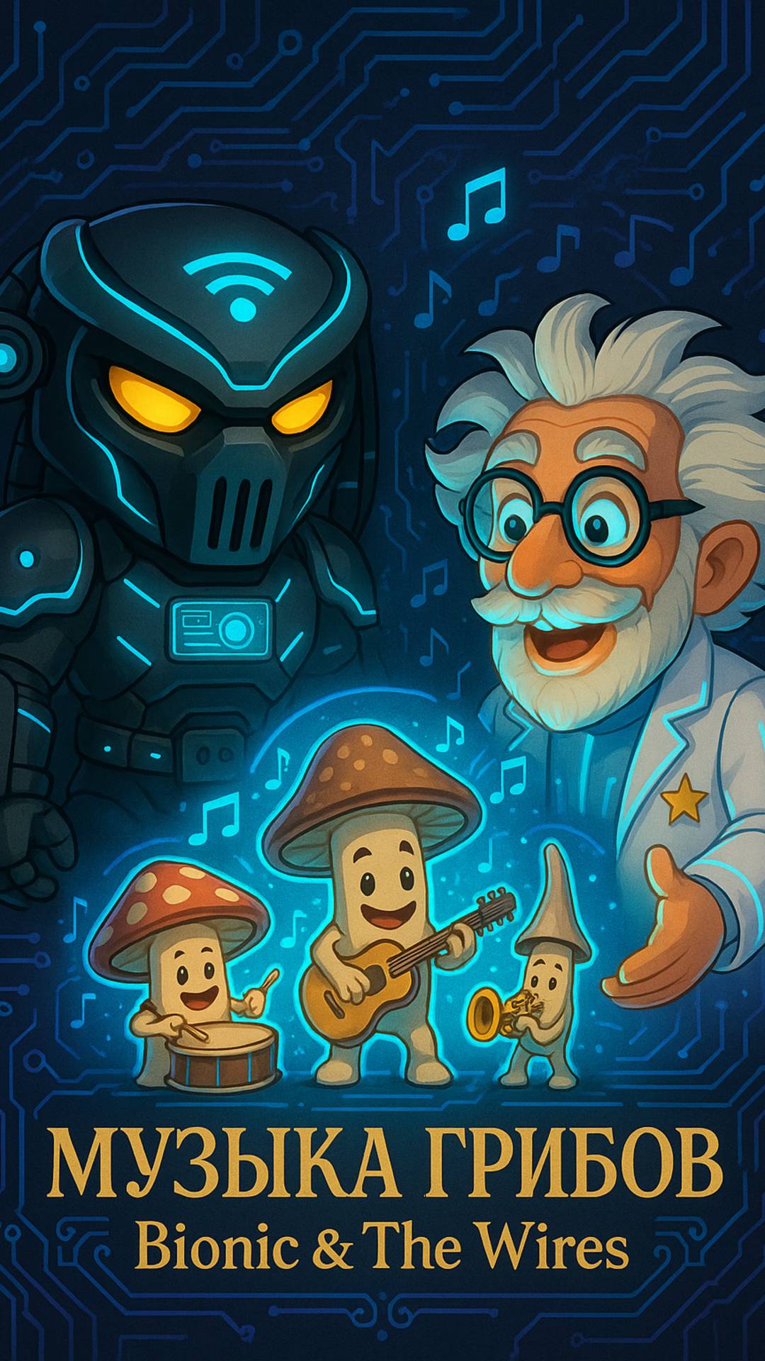Bionic & The Wires: Грибы создают музыку 🎵