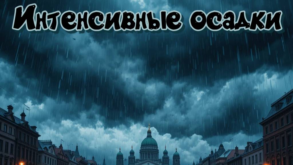 Интенсивные осадки в России.