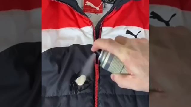 Как удалить жвачку от одежды 👍