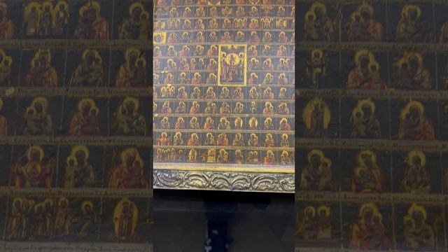 Все чудотворные иконы Богородицы в миниатюрных клеймах.