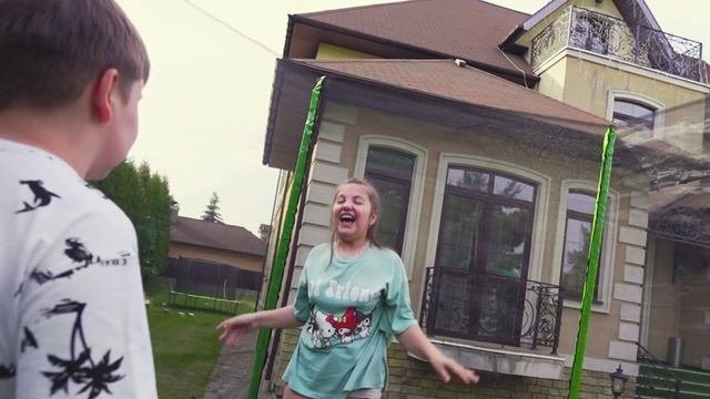 Батут с защитной сеткой Jumpy Jump 8FT