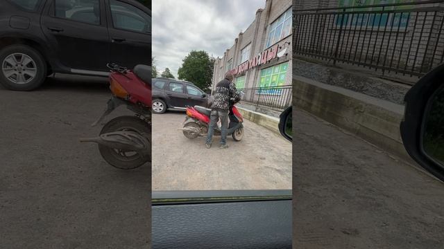 Завели мопед верёвкой #Тайцы