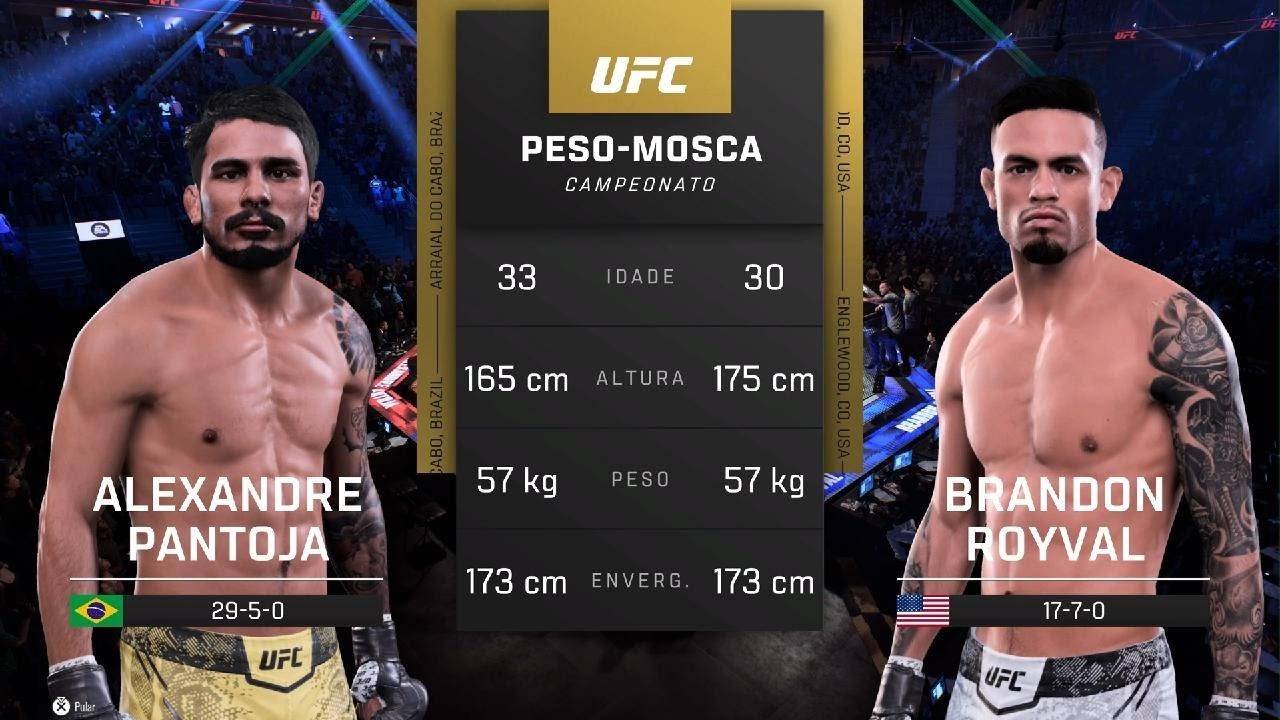 Александр Пантойя против Брэндона Ройваля - Полный бой - UFC 5