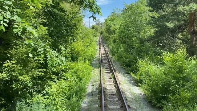 Один рейс глазами машиниста между ст. Водная и Платформой Зоопарк ЧДЖД