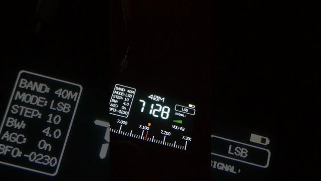 Слушаю Радиолюбителей 40м сдр приёмник ESP32