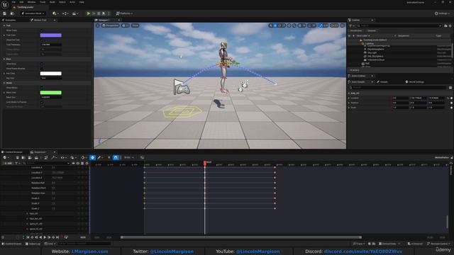 Animating in Unreal Engine.9 -Arcball & Motion Trails