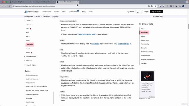 9. The Video Tag and Embedded Youtube Videos