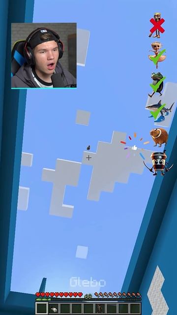 Игра в Кальмара в Minecraft 🤣 485% #shorts #шортс #minecraft #майнкрафт #майн #проверка #вмайнкрафт