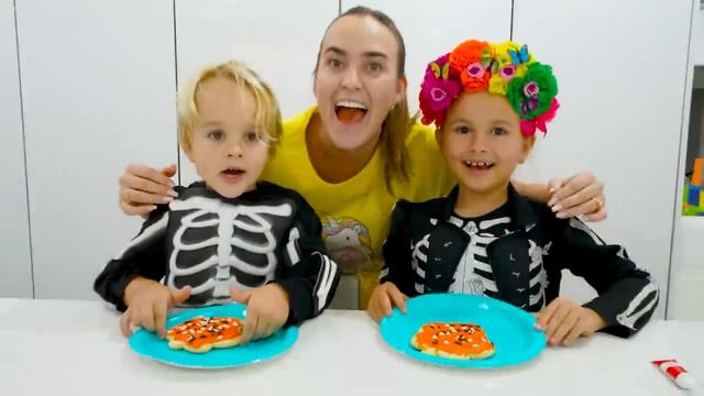 Крис играет в Сладость или гадость на Хэллоуин с друзьями