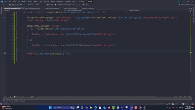 22.18 Внедрить виджет компоновки команды игроков