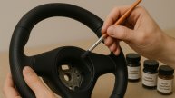Краска для кожаного руля и сидений GUIN Professional