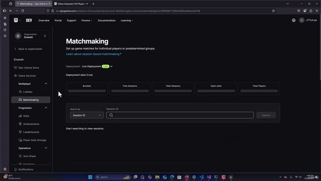 23.11 Включение и тестирование EOS