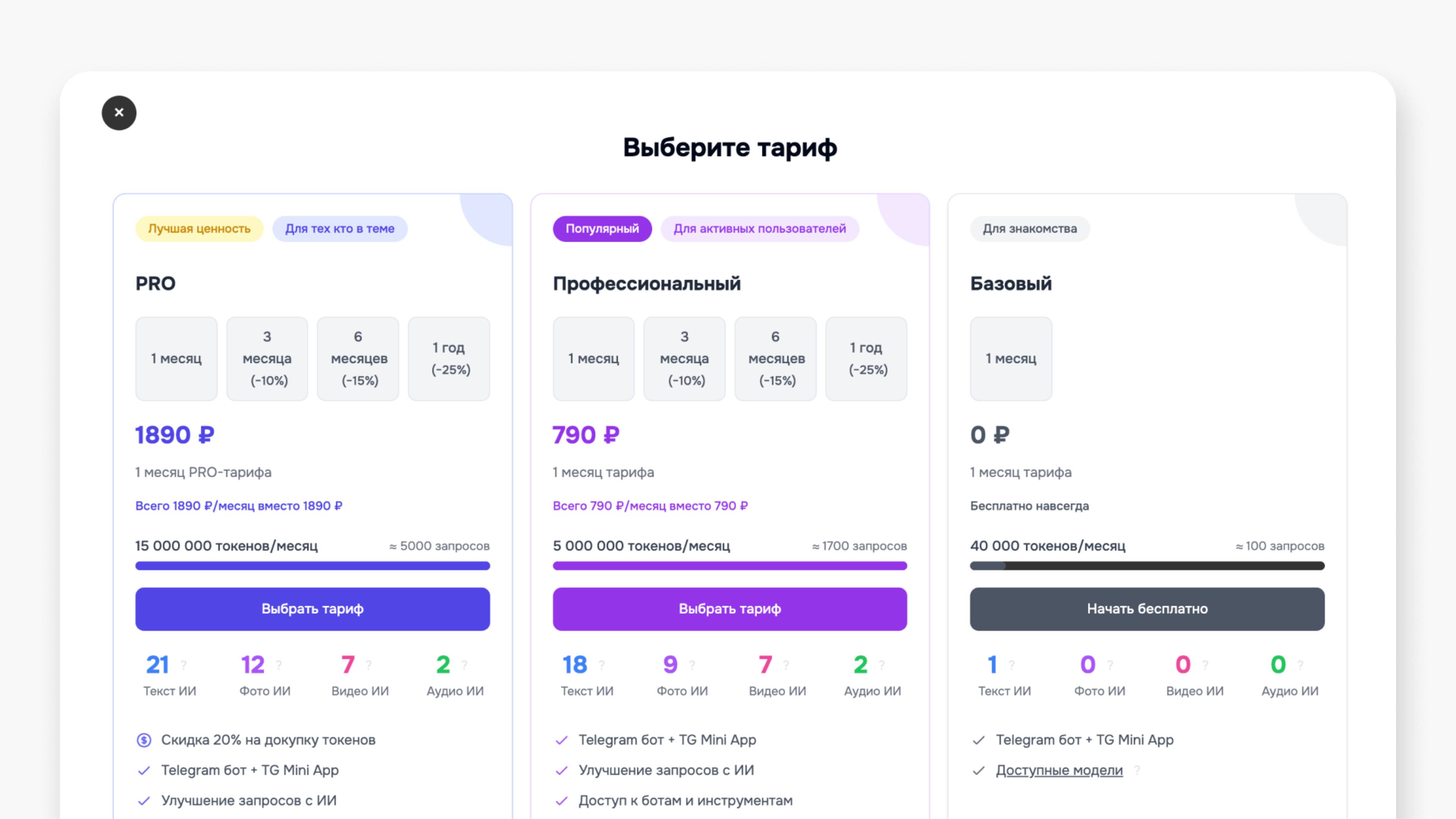 Как пополнить запас токенов рублёвой картой