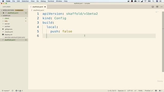3. The Skaffold Config File