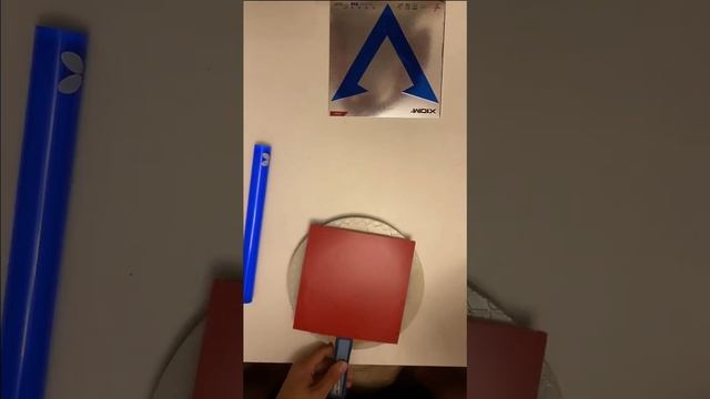 Сборка ракетки #настольныйтеннис