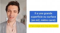 Comment décrire votre logement en français