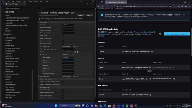 23.5 Настройка EOS в нашем проекте