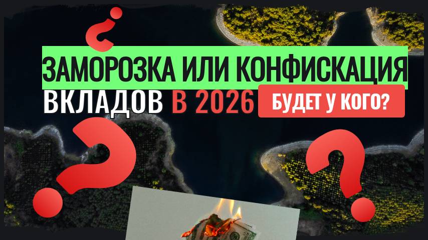 Заморозка вкладов в 2026 году - что делать и как спасать деньги?