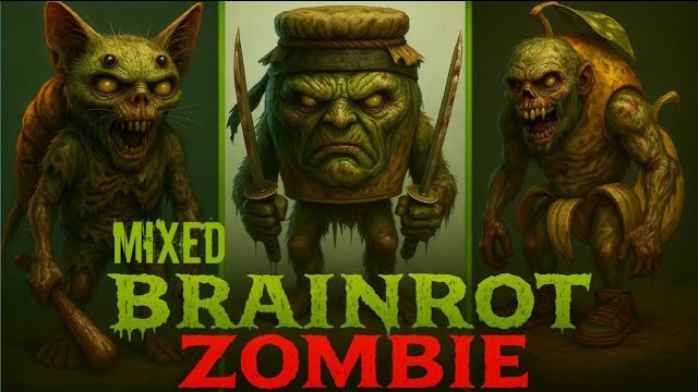 Зомби Итальянские Мем Животные,но Они СМЕШАННЫЕ