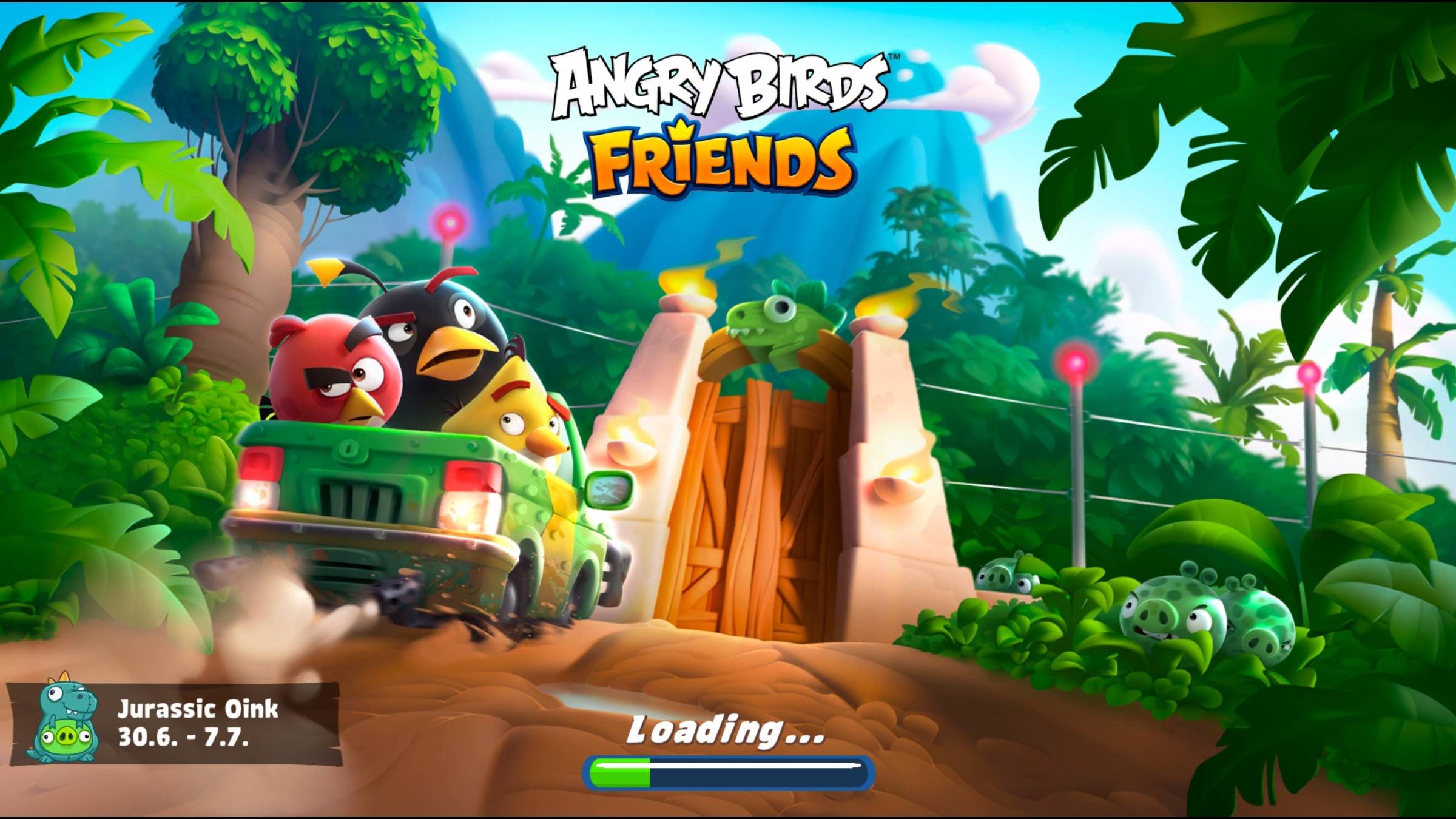 Angry Birds Friends. Jurassic Oink 2 (03.07.2025). 3 звезды. Прохождение от SAFa