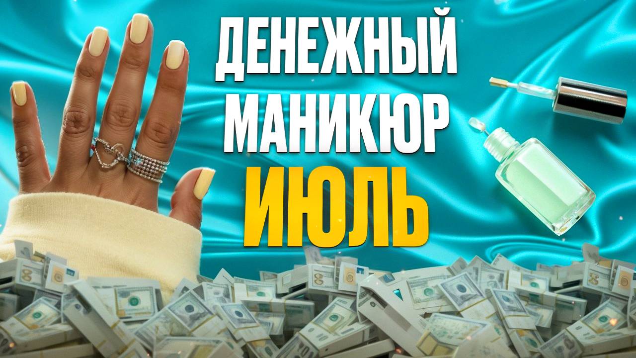 Какой маникюр притягивает деньги в июле 2025? Денежный цвет месяца!