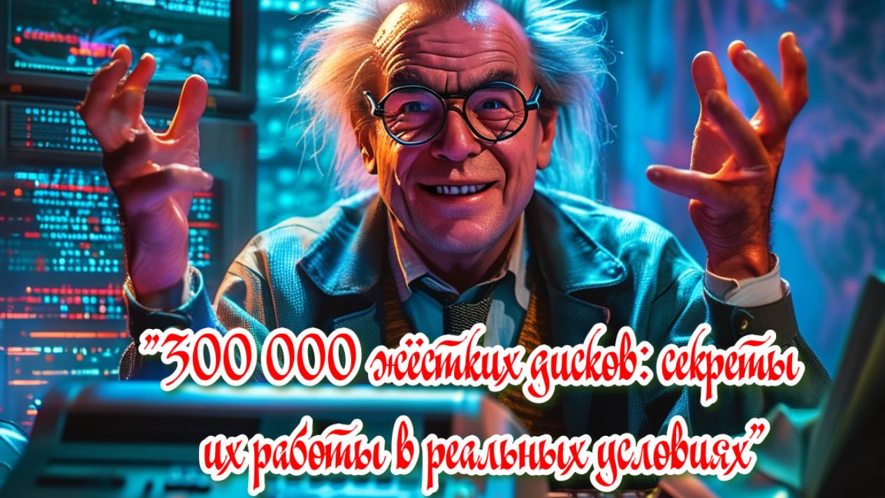 "300 000 жёстких дисков: как они функционируют в реальных условиях"