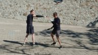 Тренировки по ножевому бою, Потапов Денис и Ванюшин Василий