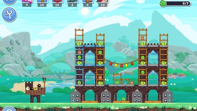 Нереальные уровни - Angry Birds Friends #14