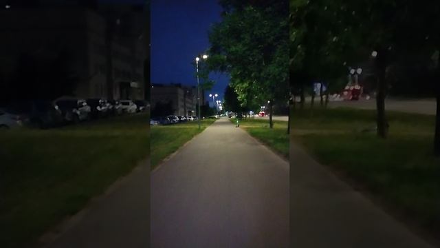 Вечерняя велопрогулка, Шлиссельбургский проспект, Петербург. 2 июня 2025.