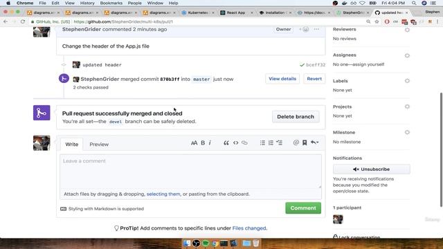 38. Merging a PR for Deployment