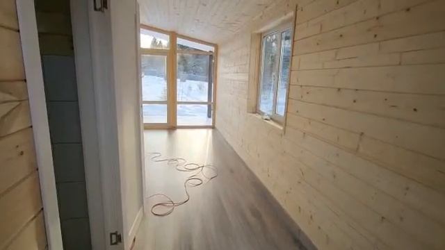 Видео отзыв присланный клиентом о реализации проекта трехмодульного дома с террасой