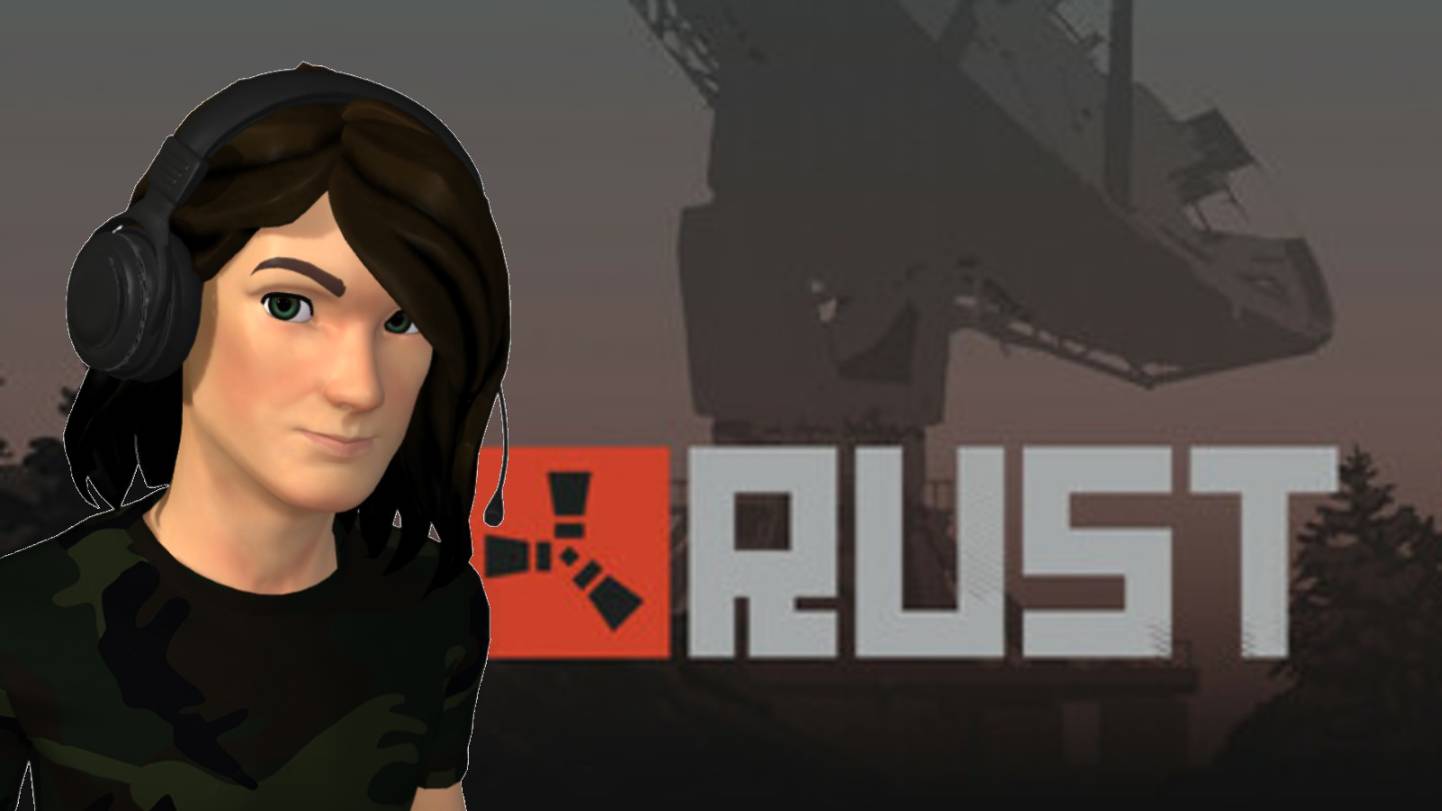 RUST: Начало PVE. Боты атакуют #1