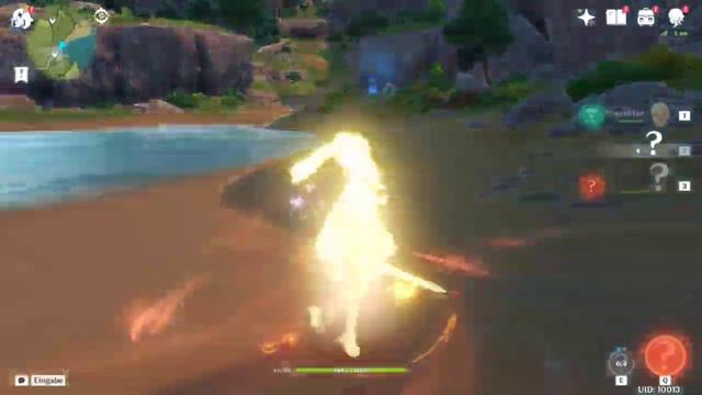 Genshin Impact UGC: Пиро навык главной героини