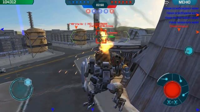 War Robots бой против BreakBlade, Fer Ibr, trini часть 2 • Обзор HAPPY ROBOT