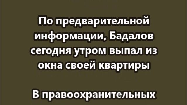 Вице-президент «Транснефти» Андрей Бадалов погиб, выпав из окна своей квартиры