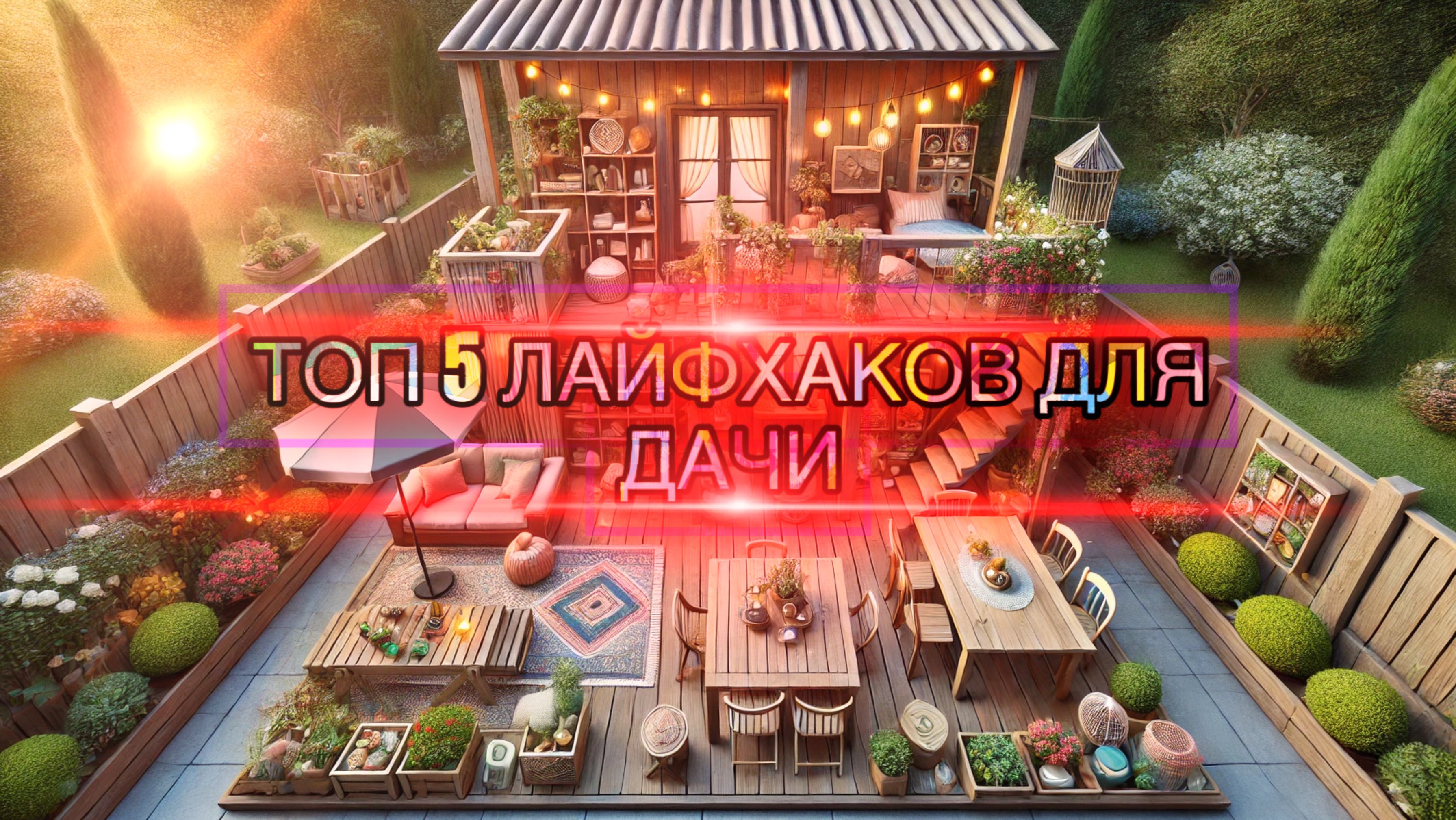 Топ 5 лайфхаков для дачи