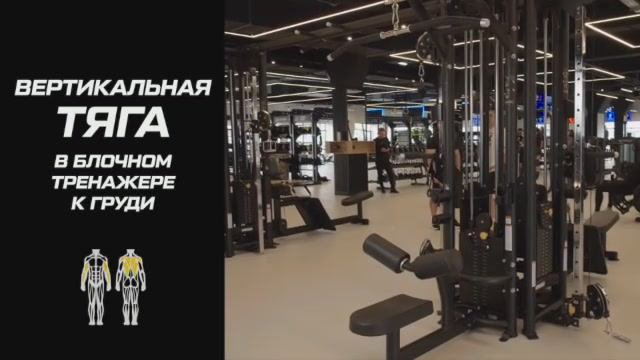 Вертикальная тяга к груди в блочном тренажёре: что это такое и как пользоваться оборудованием?
