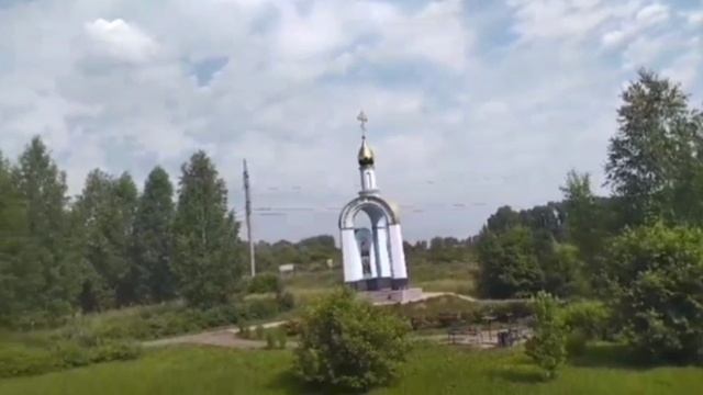 Очень красивая Часовня у дороги Бийск- Барнаул.