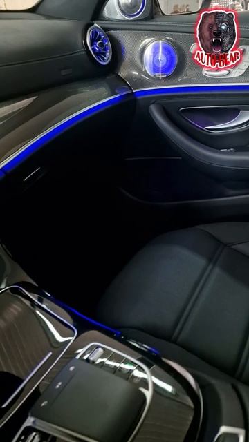 MERCEDES-BENZ E63 AMG подсветка салона