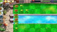 Plant vs zombie pool уровень 1 (растения против зомби пул)