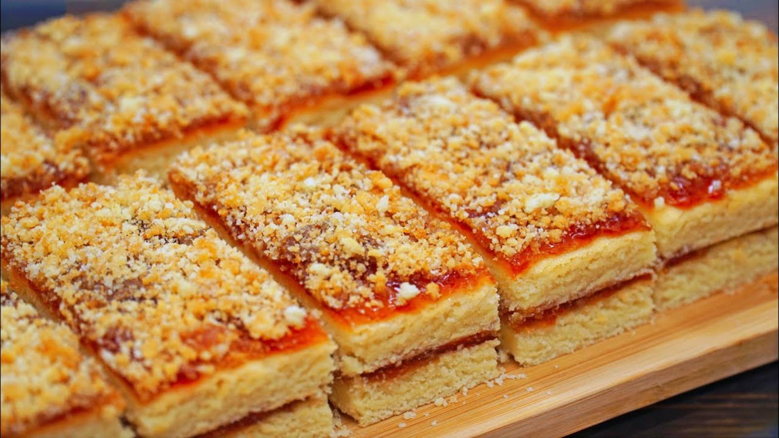 НЕЖНЕЙШЕЕ ПИРОЖНОЕ из Детства! ПРОСТО ТАЕТ во РТУ! Песочная Полоска Рецепт