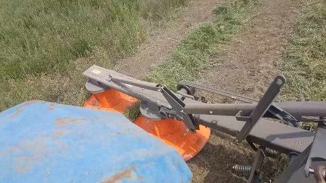 косилка агростар, начало испытаний модернизированной косилки