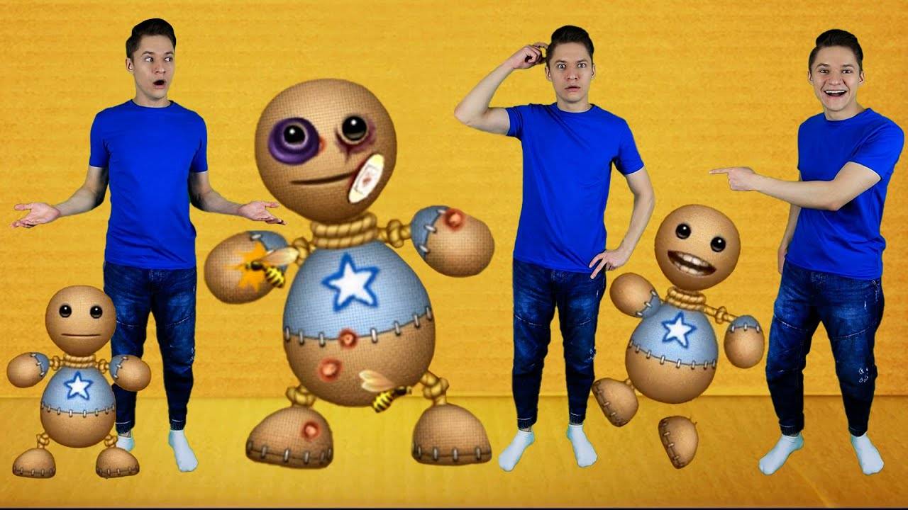 Я в Игре Kick the Buddy в Реальной Жизни 7 Клоны