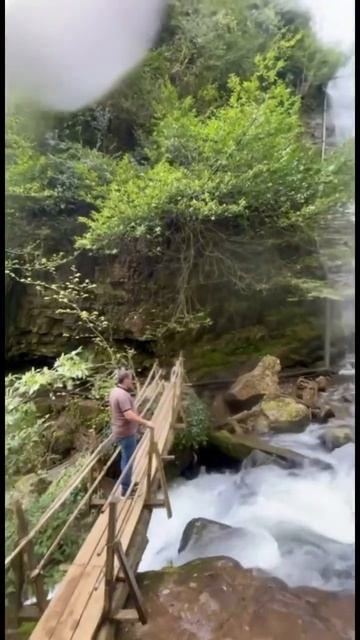 Водопад «Святой» в восточной Абхазии #абхазия #водопад #джиптур