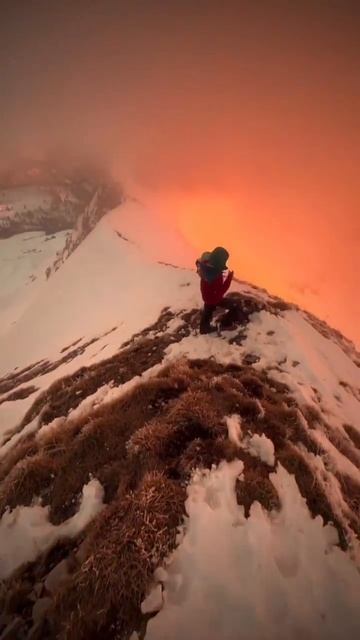 Закат в горах