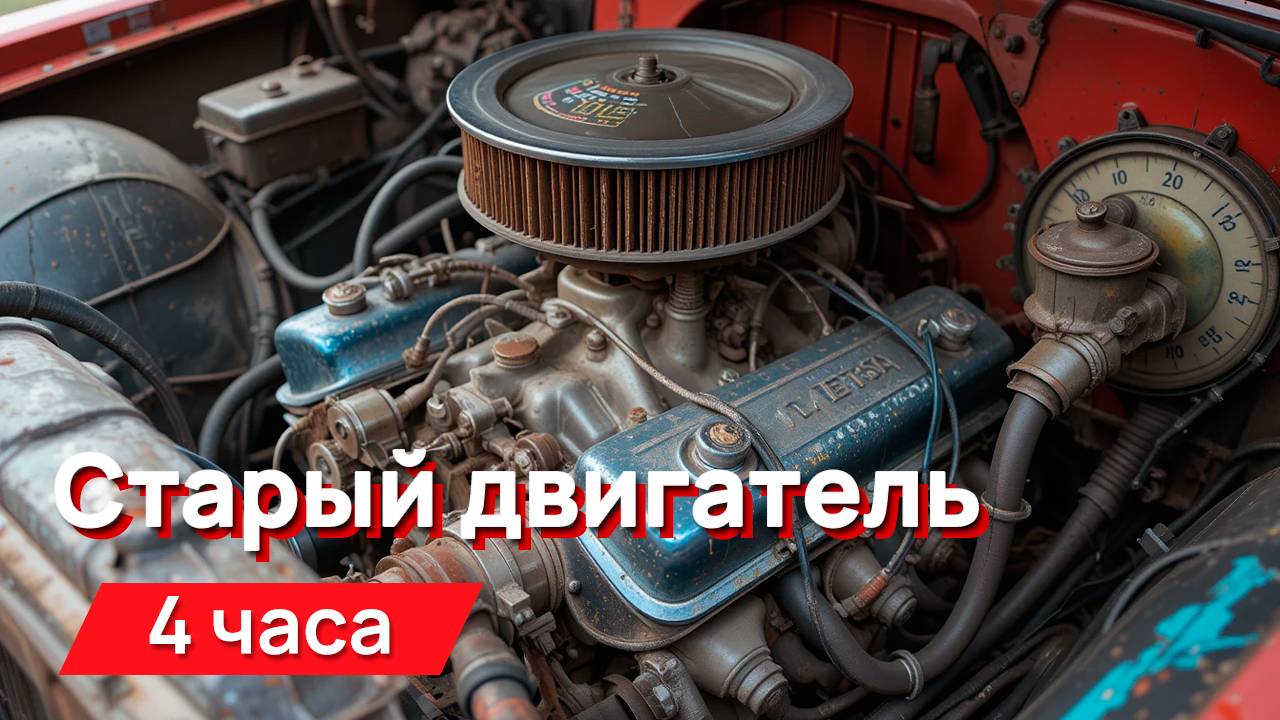 Звуки для соседей - звуки старого двигателя с промежутками