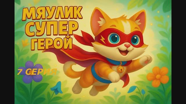 7 серия Мяулик Супер Герой🦸💥🍎